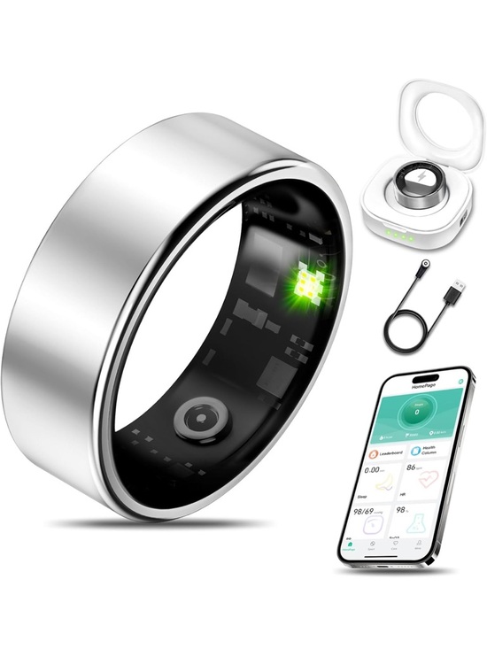 Other - Smart Ring in Silver - Compatible with Mobile App brand new size 12